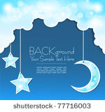 vector blue background with...
