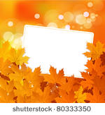 vector autumn background with...