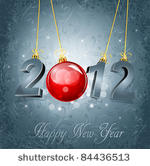 new year's background with the...