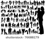 family silhouettes