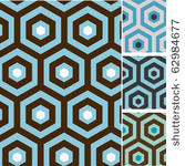 set of retro seamless vector...