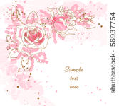 abstract romantic vector...