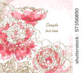 abstract romantic vector...