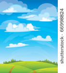 group clouds on blue sky and...