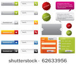 web design buttons and forms