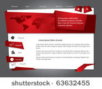 vector web site design template