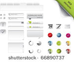 web elements  forms  buttons...