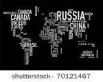 world map  countries in...