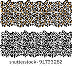 leopard fur vector