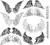 eight pairs of grunge angel...