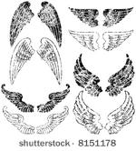 eight pairs of grunge angel...