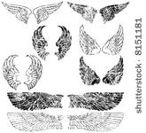eight pairs of grunge angel...
