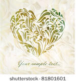 perfect retro floral heart...