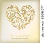 perfect retro floral heart...