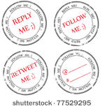 a set of stamps to twitter ...