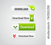 set of download buttons with...