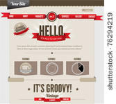 vintage website elements...