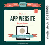 vintage retro styled  vector...