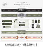 vintage style website...