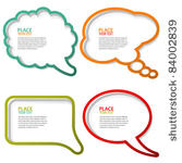 set of speech and thought...
