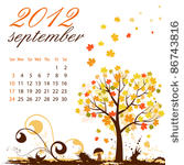 calendar for 2012 september...