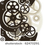 cog wheels work. vector pattern ...