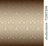 seamless art nouveau pattern