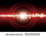 sparkle of laser