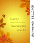 abstract autumn background with ...