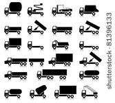 set of vector icons  ...