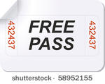 illustration of a ticket with...
