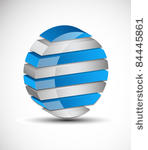 abstract 3d icon logos for...