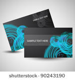 business card design vector