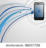 background with arrows flying...