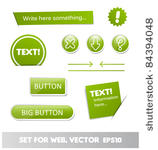 set for web  web page elements