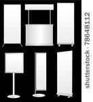  blank roll up banner display...