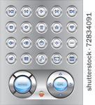 round media player buttons....