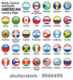 shiny web buttons with american ...