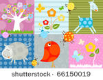 nature background with flowers...