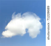 sky and clouds. vector