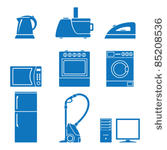 vector illustration of icons on ...