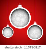 christmas balls  cut the paper ....