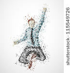 abstract businessman from...