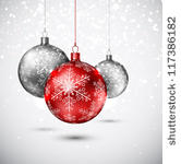 background with christmas balls....