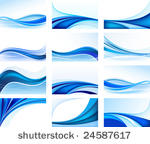 abstract vector background set