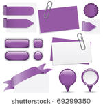 fresh set of purple glossy...