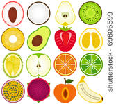 a vector collection of fresh ...