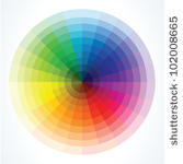 color wheels. vector...
