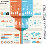 vintage infographics set. world ...