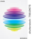 vector abstract sphere eps10